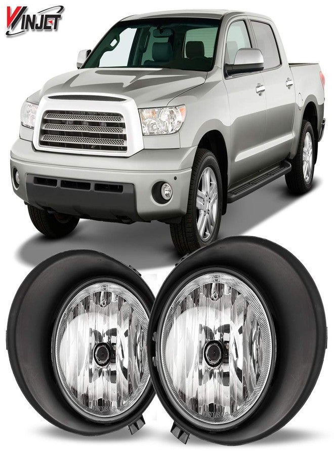 Winjet مصابيح ضباب أمامية Winjet WJ30-0328-09 من سلسلة OEM لسيارات تويوتا تندرا (موديلات 2007-2013) مع مفتاح تشغيل ومجموعة أسلاك - Image 1